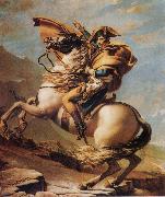 Jacques-Louis David Napoleon Crossing the Alps oil on canvas